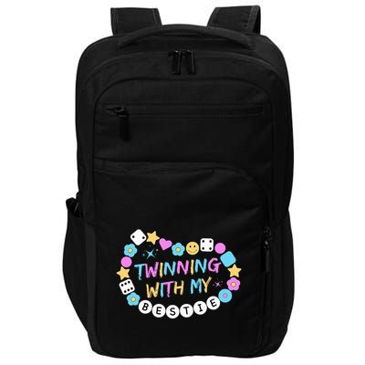 Twin Matching Twins Day Friend Twinning With My Bestie Twin Impact Tech Backpack