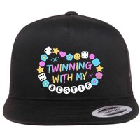 Twin Matching Twins Day Friend Twinning With My Bestie Twin Flatbill Hat
