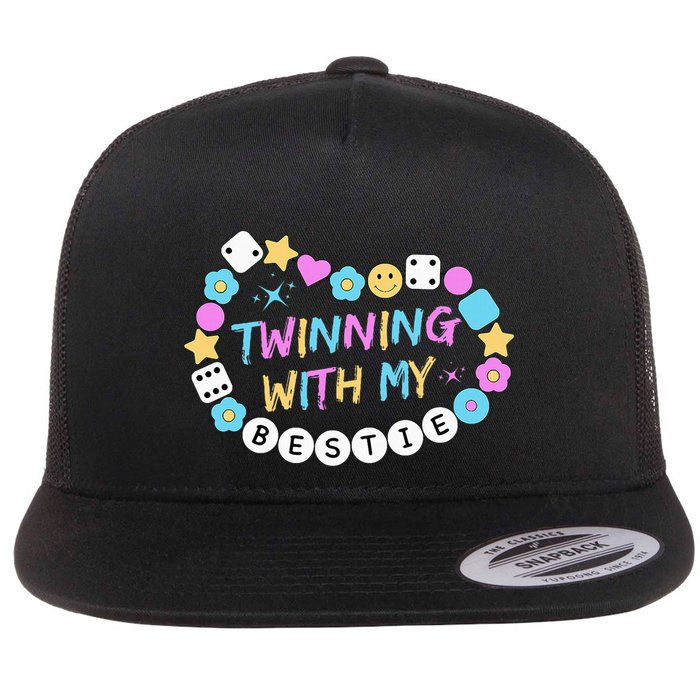 Twin Matching Twins Day Friend Twinning With My Bestie Twin Flatbill Hat