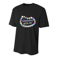 Twin Matching Twins Day Friend Twinning With My Bestie Twin Youth Performance Sprint T-Shirt