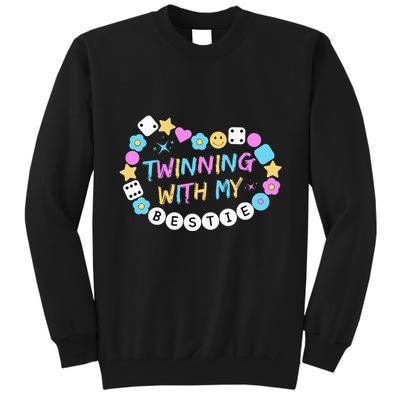 Twin Matching Twins Day Friend Twinning With My Bestie Twin Tall Sweatshirt