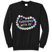 Twin Matching Twins Day Friend Twinning With My Bestie Twin Tall Sweatshirt