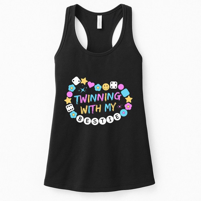 Twin Matching Twins Day Friend Twinning With My Bestie Twin Womens Tank Top