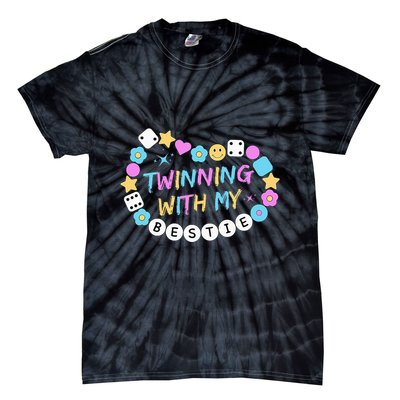 Twin Matching Twins Day Friend Twinning With My Bestie Twin Tie-Dye T-Shirt