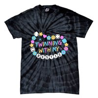 Twin Matching Twins Day Friend Twinning With My Bestie Twin Tie-Dye T-Shirt