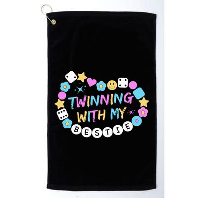 Twin Matching Twins Day Friend Twinning With My Bestie Twin Golf Towel