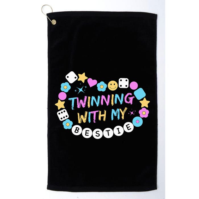 Twin Matching Twins Day Friend Twinning With My Bestie Twin Golf Towel