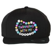 Twin Matching Twins Day Friend Twinning With My Bestie Twin Wool Snapback Cap