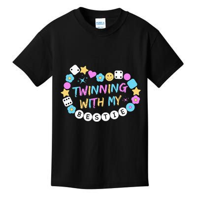 Twin Matching Twins Day Friend Twinning With My Bestie Twin Kids T-Shirt