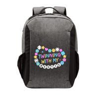 Twin Matching Twins Day Friend Twinning With My Bestie Twin Vector Backpack