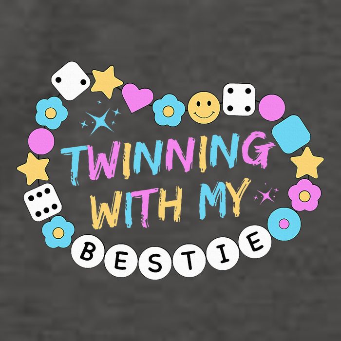 Twin Matching Twins Day Friend Twinning With My Bestie Twin Vector Backpack
