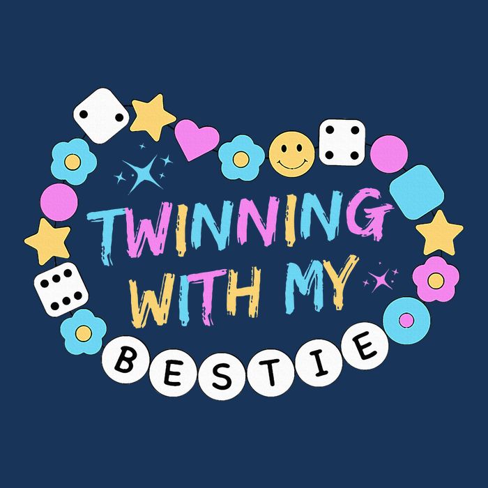 Twin Matching Twins Day Friend Twinning With My Bestie Twin Infant Baby Jersey Bodysuit