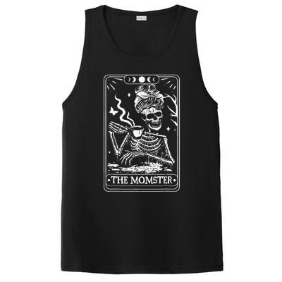 The Momster Tarot Card Skeleton Halloween PosiCharge Competitor Tank