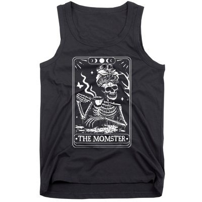 The Momster Tarot Card Skeleton Halloween Tank Top