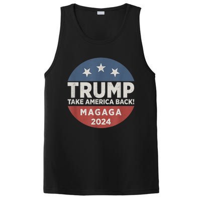 Trump Magaga Take America Back Bald Eagle Trump 2024 Magaga PosiCharge Competitor Tank