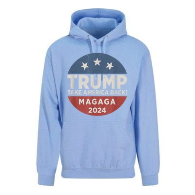 Trump Magaga Take America Back Bald Eagle Trump 2024 Magaga Unisex Surf Hoodie