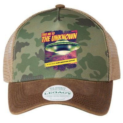 Take Me To The Unknown UFO Alien Legacy Tie Dye Trucker Hat