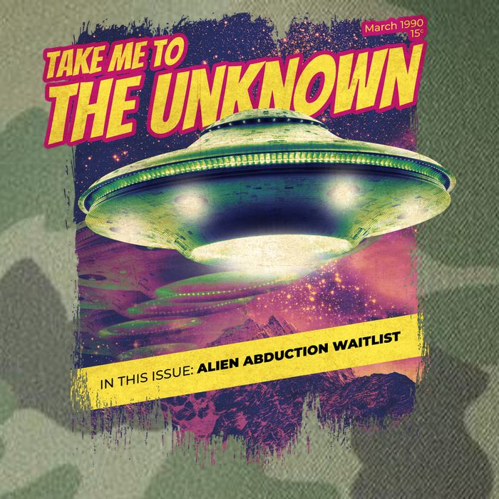Take Me To The Unknown UFO Alien Legacy Tie Dye Trucker Hat
