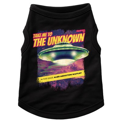 Take Me To The Unknown UFO Alien Doggie Tank