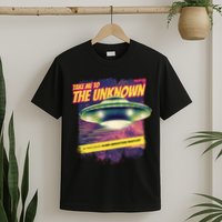 Take Me To The Unknown UFO Alien T-Shirt