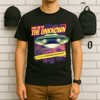Take Me To The Unknown UFO Alien T-Shirt
