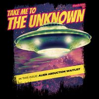 Take Me To The Unknown UFO Alien T-Shirt