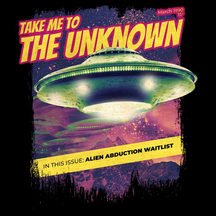 Take Me To The Unknown UFO Alien T-Shirt