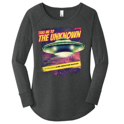 Take Me To The Unknown UFO Alien Women's Perfect Tri Tunic Long Sleeve Shirt