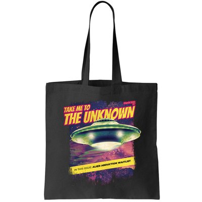Take Me To The Unknown UFO Alien Bag