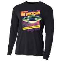 Take Me To The Unknown UFO Alien Cooling Performance Long Sleeve Crew