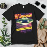 Take Me To The Unknown UFO Alien Premium T-Shirt