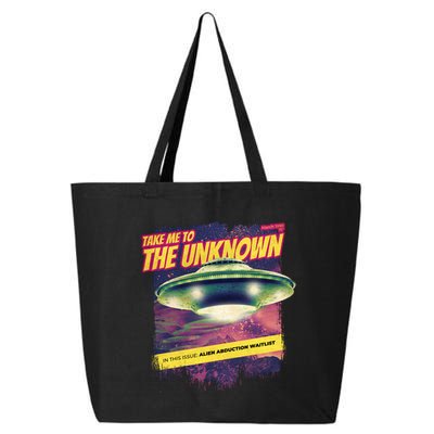 Take Me To The Unknown UFO Alien 25L Jumbo Tote
