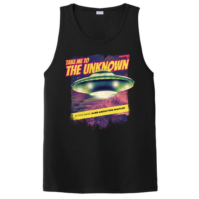 Take Me To The Unknown UFO Alien PosiCharge Competitor Tank