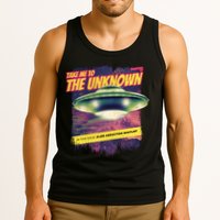 Take Me To The Unknown UFO Alien Tank Top