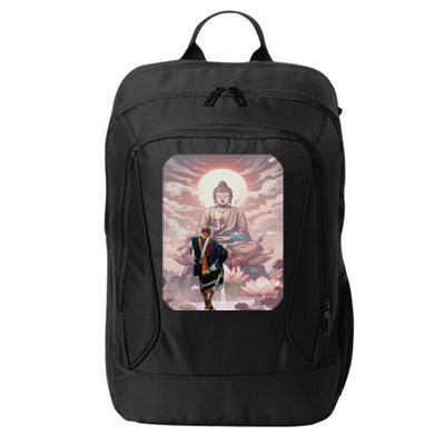 Thich Minh Tue On Back Monks Vietnamese Minh Tue City Backpack