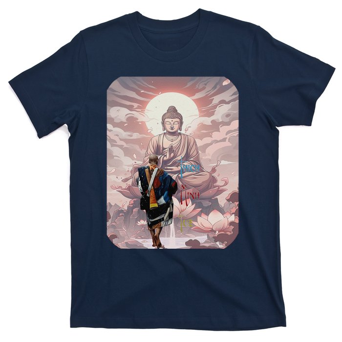 Thich Minh Tue On Back Monks Vietnamese Minh Tue T-Shirt