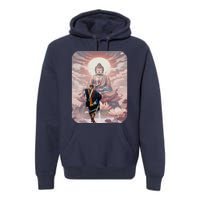 Thich Minh Tue On Back Monks Vietnamese Minh Tue Premium Hoodie