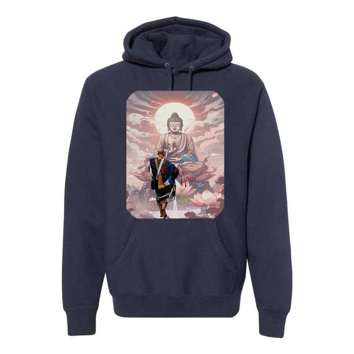 Thich Minh Tue On Back Monks Vietnamese Minh Tue Premium Hoodie