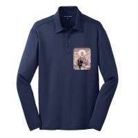 Thich Minh Tue On Back Monks Vietnamese Minh Tue Silk Touch Performance Long Sleeve Polo