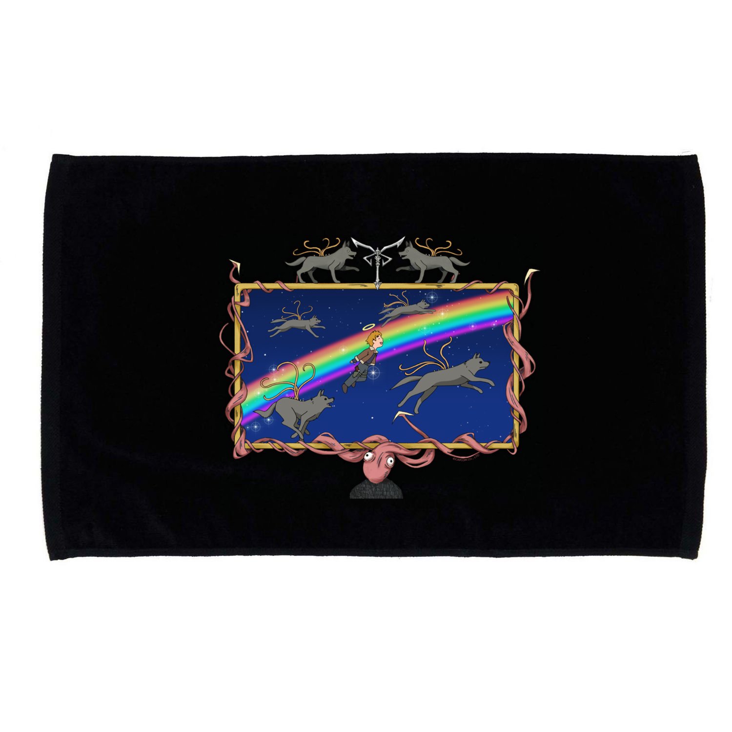 The Masterpiece Theater Im Tired Microfiber Hand Towel