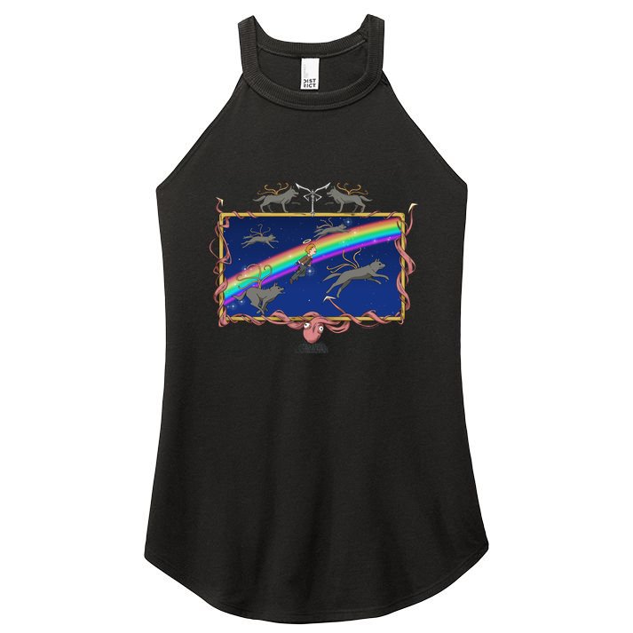 The Masterpiece Theater Im Tired Women's Perfect Tri Rocker Tank