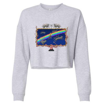 The Masterpiece Theater Im Tired Cropped Pullover Crew