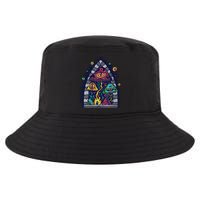 Trippy Mushrooms Cool Comfort Performance Bucket Hat