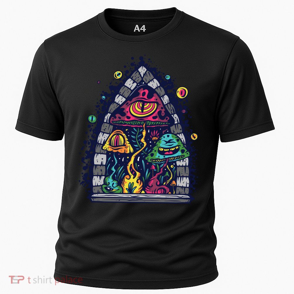 Trippy Mushrooms Performance Shirt