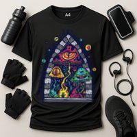 Trippy Mushrooms Cooling Performance Crew T-Shirt