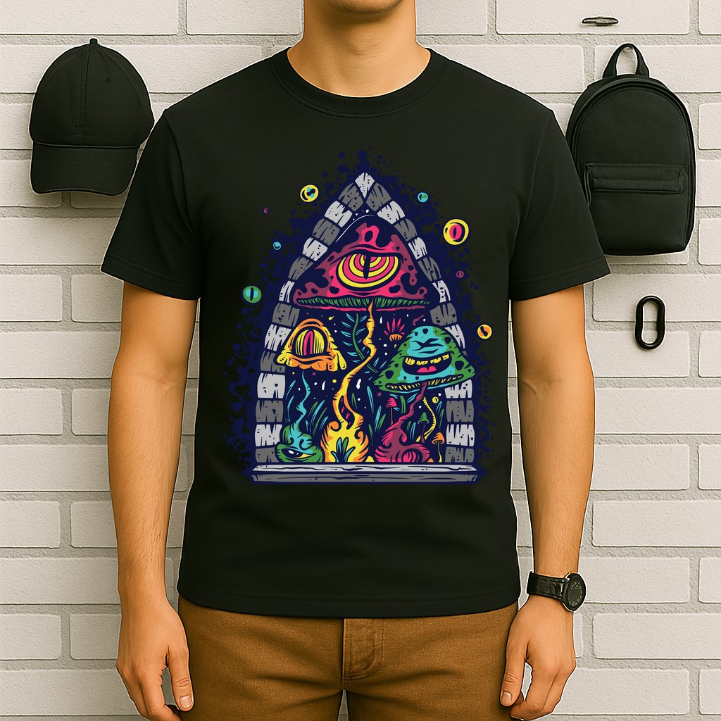Trippy Mushrooms T-Shirt