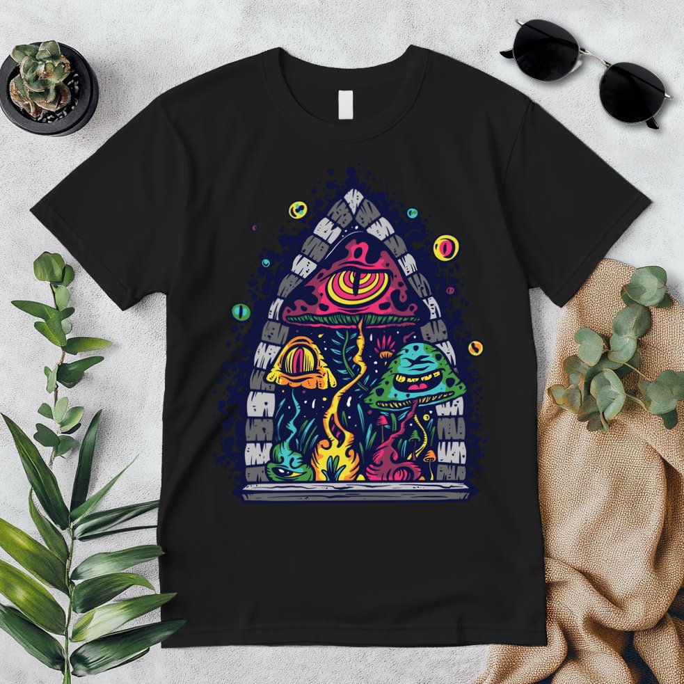 Trippy Mushrooms Premium T-Shirt