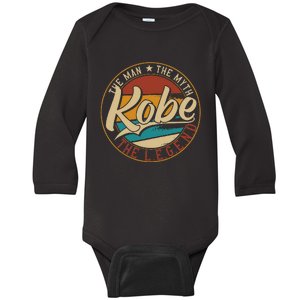 The Man The Myth The Legend Baby Long Sleeve Bodysuit