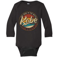 The Man The Myth The Legend Baby Long Sleeve Bodysuit