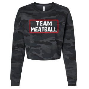 Team Meatball Cropped Pullover Crew